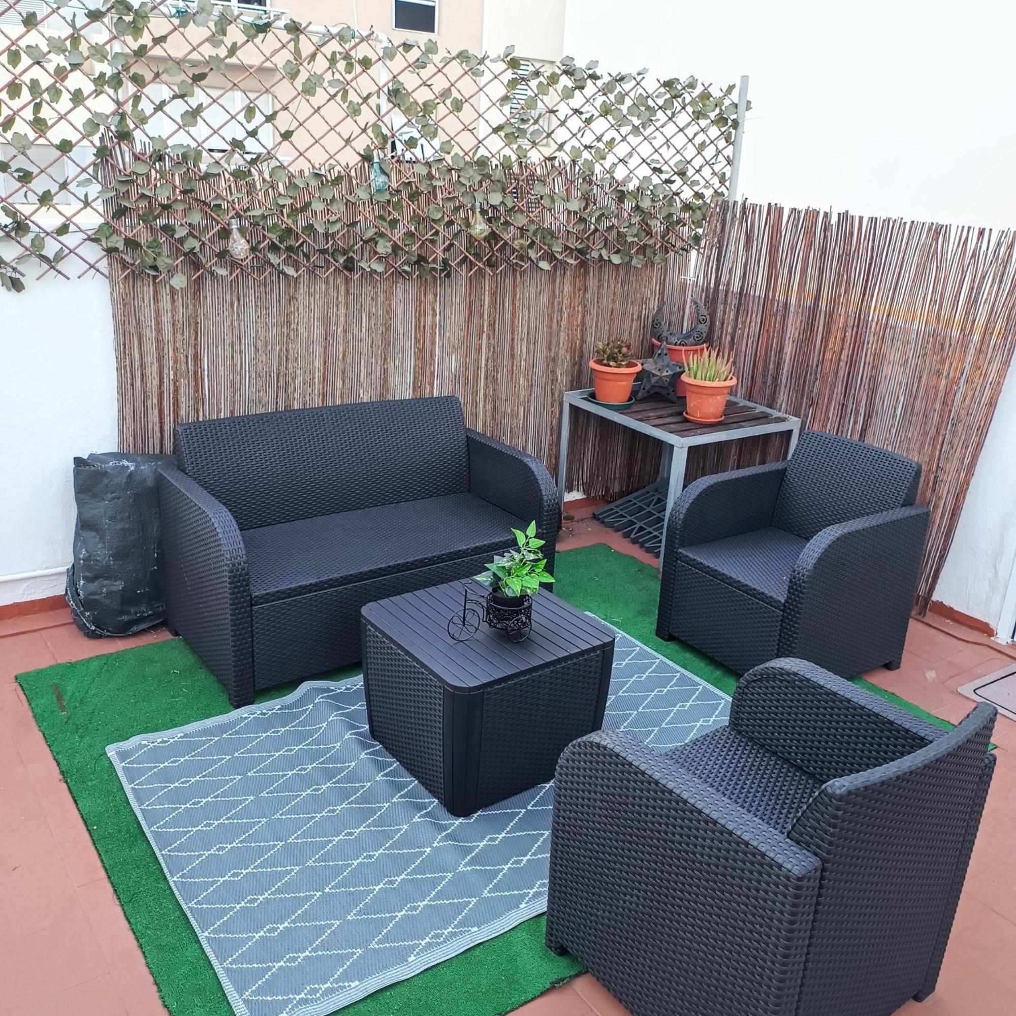 Center Santa Cruz, Alojamiento Centrico Con Gran Terraza, Cocina , Salon Y Banos, Todo Privado Exteriör bild