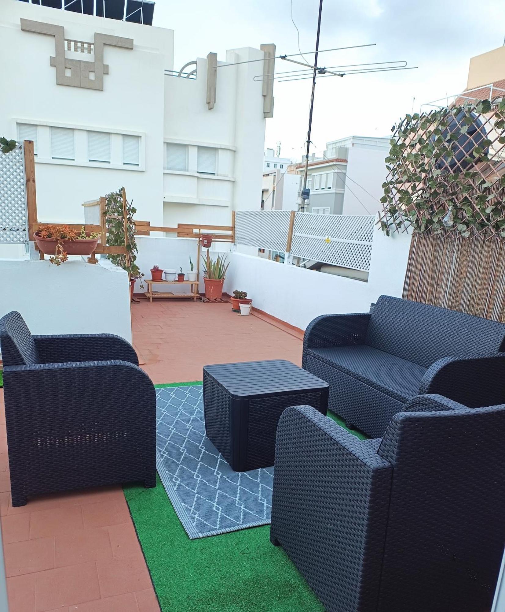 Center Santa Cruz, Alojamiento Centrico Con Gran Terraza, Cocina , Salon Y Banos, Todo Privado Exteriör bild