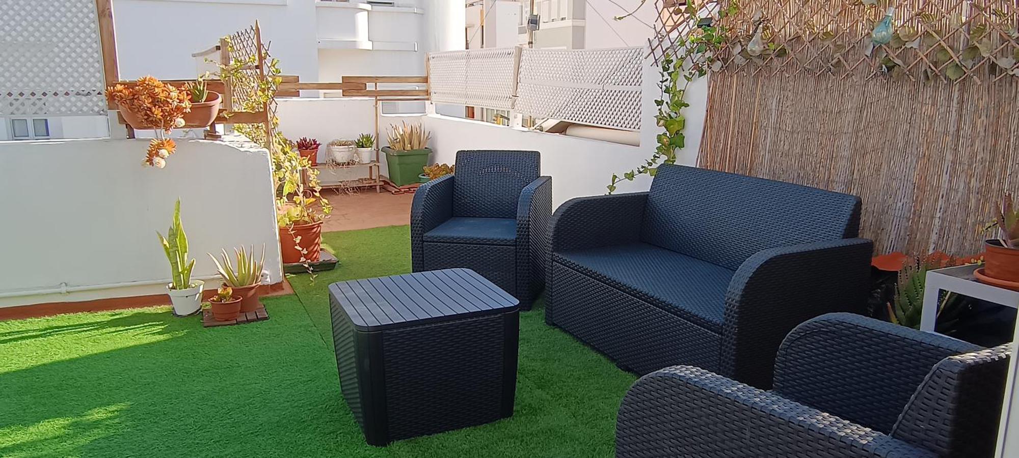 Center Santa Cruz, Alojamiento Centrico Con Gran Terraza, Cocina , Salon Y Banos, Todo Privado Exteriör bild